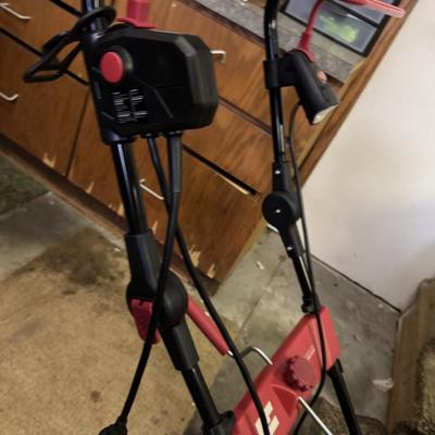 Small electric corded snowblower