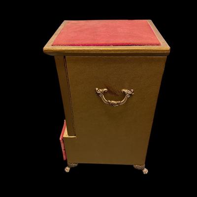 Sale Photo Thumbnail #352: Vintage Velvet Jewelry Box Possibly French in Origin