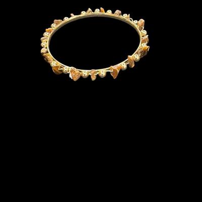 Sale Photo Thumbnail #374: Collection of Gold Toned Bracelets