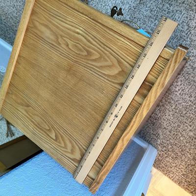 Lot 162 Oak 2 drawer file cabinet