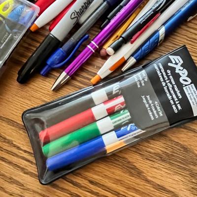 Lot 182 Pens, Pencils, & Markers