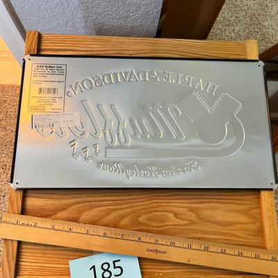Lot 185 Retro Harley Sign