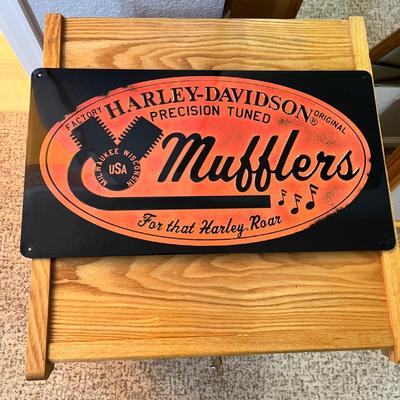 Lot 185 Retro Harley Sign