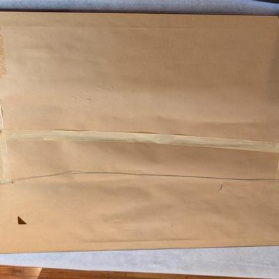 Sale Photo Thumbnail #150: Albert Anker "Two Sleeping Girls on the Stove Bench" framed reproduction 
29x25 with frame