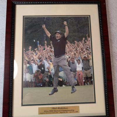 Sale Photo Thumbnail #163: Phil Mickelson photo w/ placard