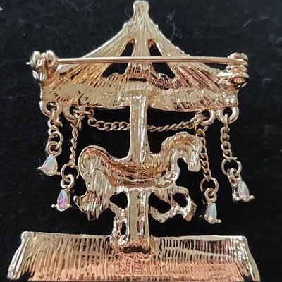 Beautiful Carousel Brooch