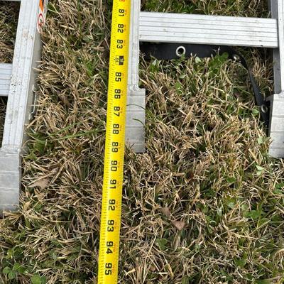 Werner Aluminum Arched Loading Ramps – Pair, 7.5 ft (90”) – 700 lb Capacity Each