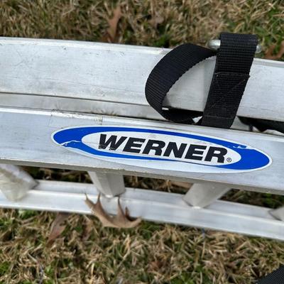 Werner Aluminum Arched Loading Ramps – Pair, 7.5 ft (90”) – 700 lb Capacity Each