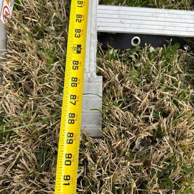 Werner Aluminum Arched Loading Ramps – Pair, 7.5 ft (90”) – 700 lb Capacity Each