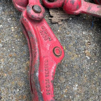 Heavy-Duty Forged Chain Binders (5/16” Grade 70) – Load Binders w/ Hooks – Set of 4