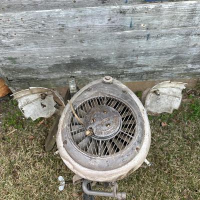 Vintage Bendix Aviation Corporation Twin-Cylinder Outboard Boat Motor