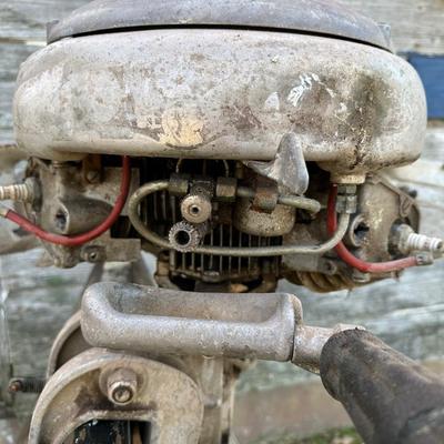 Vintage Bendix Aviation Corporation Twin-Cylinder Outboard Boat Motor