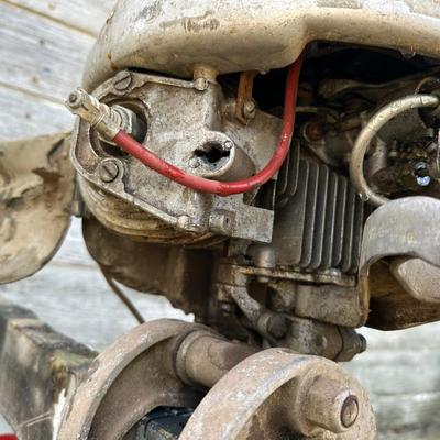 Vintage Bendix Aviation Corporation Twin-Cylinder Outboard Boat Motor