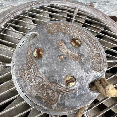 Vintage Bendix Aviation Corporation Twin-Cylinder Outboard Boat Motor