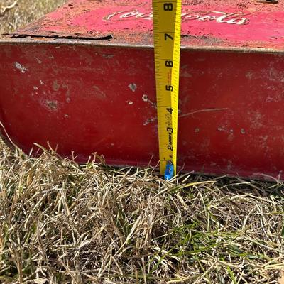 Barn Find Vintage Coca-Cola Metal Ice Chest Cooler – Embossed Logo – Cavalier Corp