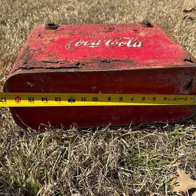 Barn Find Vintage Coca-Cola Metal Ice Chest Cooler – Embossed Logo – Cavalier Corp
