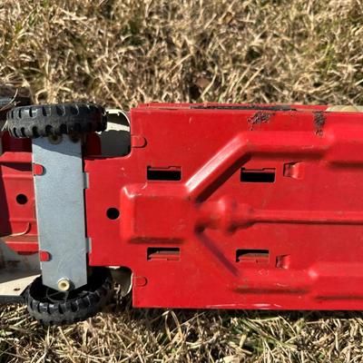 Vintage Texaco Pressed Steel Toy Tanker Trucks (2) – Oil / Fuel Truck Lot – Original Paint