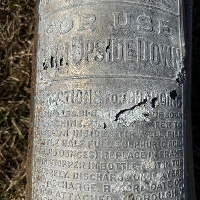 Antique Soda-Acid & Foam Fire Extinguishers – Standard / QuickAid “Torpedo Shell” (Pair)