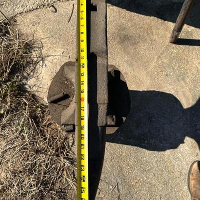 Antique Cast Iron Blacksmith Anvil on Stand