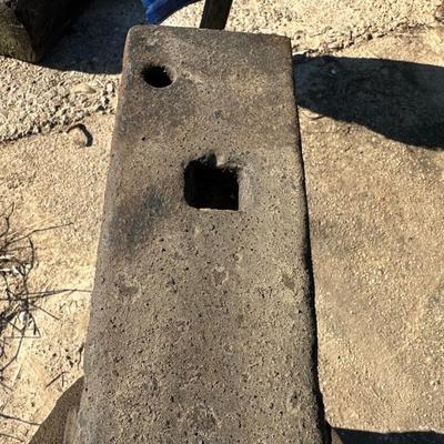 Antique Cast Iron Blacksmith Anvil on Stand