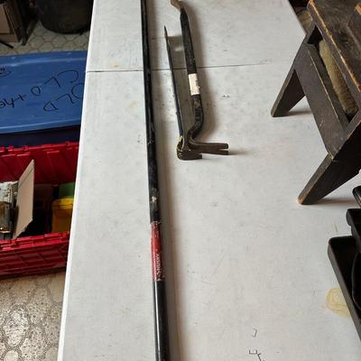 Lot of 3 Heavy-Duty Pry Bars & Digging Bar – Husky + Assorted Crow Bars (20”–70”)