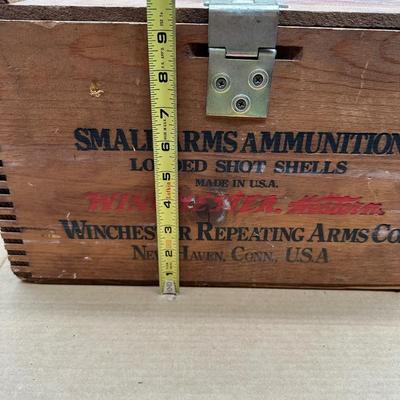 Vintage Winchester Super-X Wooden Ammunition Crate – 12 Ga Shot Shells Box (Winchester Western)