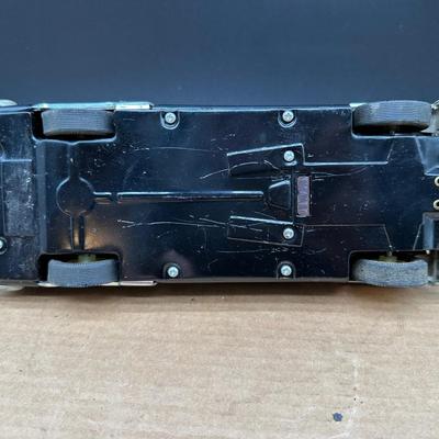 Vintage 1950s Cadillac Sedan Toy Car – Stamped Metal Body, Whitewall Wheels