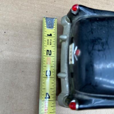 Vintage 1950s Cadillac Sedan Toy Car – Stamped Metal Body, Whitewall Wheels