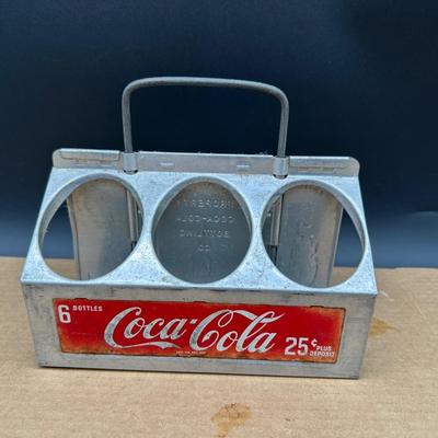 Vintage Coca-Cola College Football & Super Bowl Glass Bottle Lot w/ Carrier
