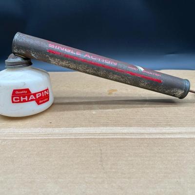 Vintage Bug Spray Applicator Lot – Chapin Single Action Mist Sprayer & Hot Shot Twin-Jet Shooter