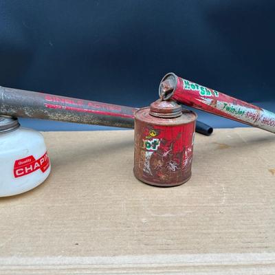 Vintage Bug Spray Applicator Lot – Chapin Single Action Mist Sprayer & Hot Shot Twin-Jet Shooter