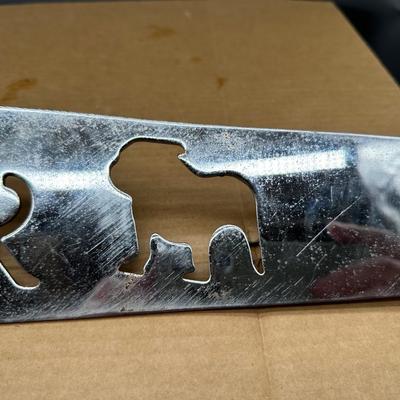 Vintage Mack Truck Bulldog Hood Ornament Pair w/ “Mack” Nameplate – Original Boxes