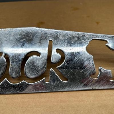 Vintage Mack Truck Bulldog Hood Ornament Pair w/ “Mack” Nameplate – Original Boxes