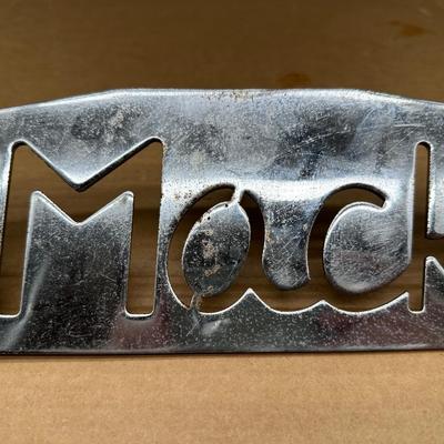 Vintage Mack Truck Bulldog Hood Ornament Pair w/ “Mack” Nameplate – Original Boxes