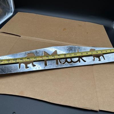 Vintage Mack Truck Bulldog Hood Ornament Pair w/ “Mack” Nameplate – Original Boxes