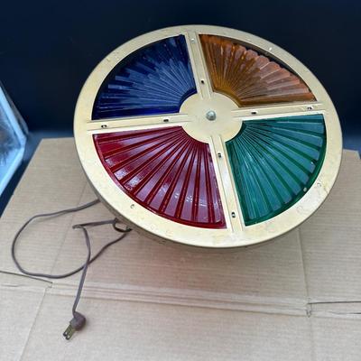 Vintage Color Wheel Light / Stage Effect Lamp – Works