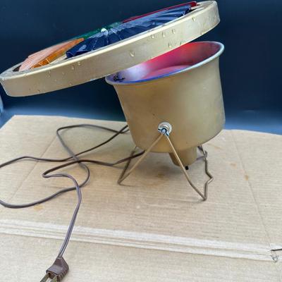 Vintage Color Wheel Light / Stage Effect Lamp – Works