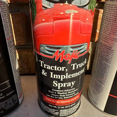 Kubota Orange Tractor & Implement Spray Paint + Krylon Fusion Matte Black – New (Lot)