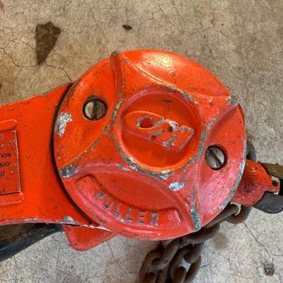 Columbus McKinnon CM Lever Chain Hoist – 1½ Ton (3,000 lb) Capacity
