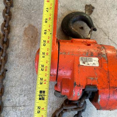 Columbus McKinnon CM Lever Chain Hoist – 1½ Ton (3,000 lb) Capacity