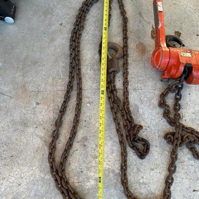 Columbus McKinnon CM Lever Chain Hoist – 1½ Ton (3,000 lb) Capacity