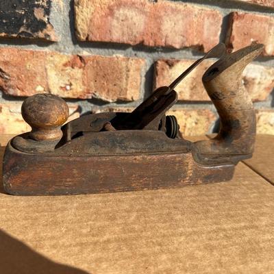 Lot of 2 Antique Wooden Bench Planes – Early Hand Tools – See Pictures