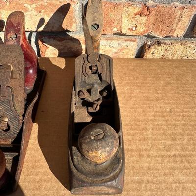 Lot of 2 Antique Wooden Bench Planes – Early Hand Tools – See Pictures