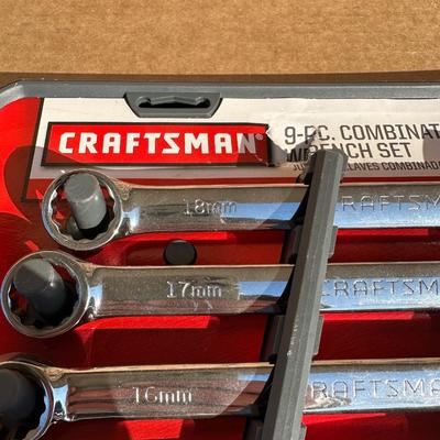 Craftsman 9-Pc Metric Combination Wrench Set – Model 947239 – Lifetime Warranty