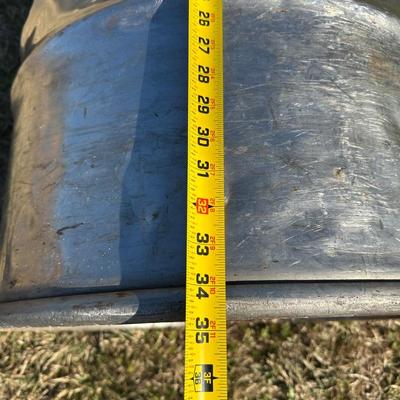 55-Gallon Stainless Steel Drum / Barrel – Open Threaded Bung