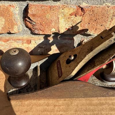 Lot of 2 Vintage Bench Planes – Stanley & Craftsman – Woodworking Hand Tools