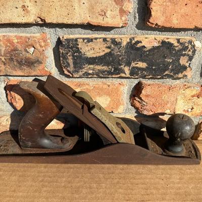 Lot of 2 Vintage Bench Planes – Stanley & Craftsman – Woodworking Hand Tools