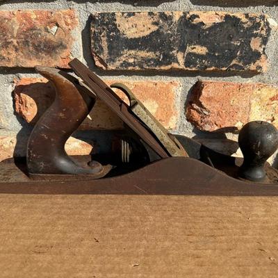 Lot of 2 Vintage Bench Planes – Stanley & Craftsman – Woodworking Hand Tools