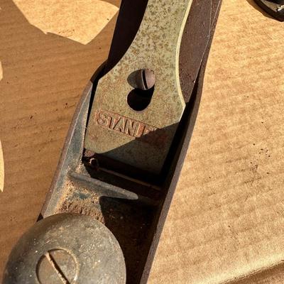 Lot of 2 Vintage Bench Planes – Stanley & Craftsman – Woodworking Hand Tools