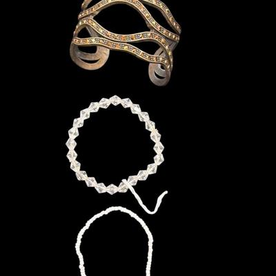 Sale Photo Thumbnail #401: Cuff, Bangle Bead and more Bracelets Set of 11